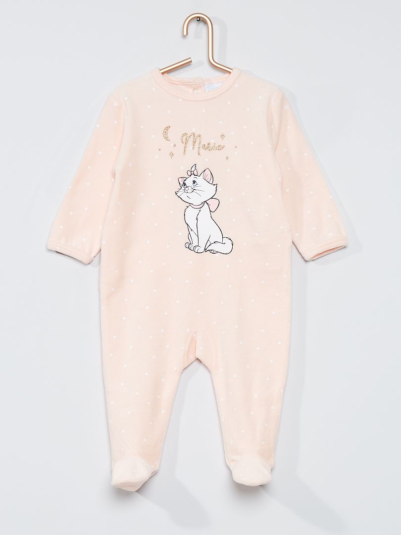 Pyjama naissance personnalisé en velours