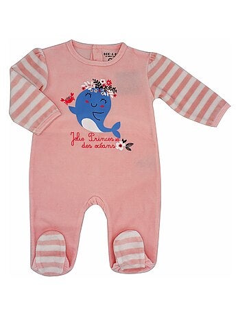 Pyjama Velours 'mini Princesse''doo&bo'