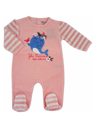 Pyjama Velours 'mini Princesse''doo&bo'