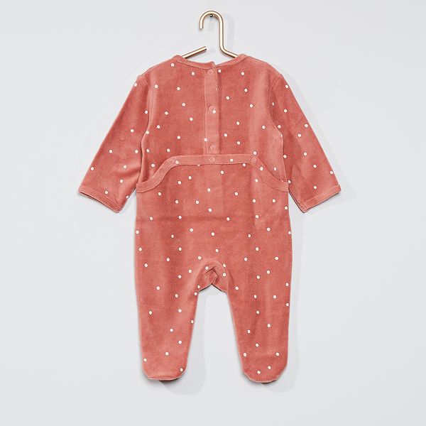 Pyjama Velours Minnie Bebe Fille Minnie Kiabi 12 00