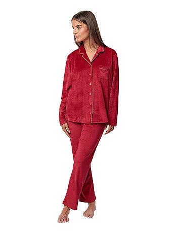 Pyjama velours pantalon chemise Velvet Luxe