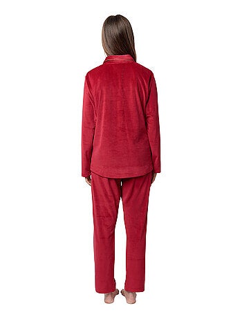 Pyjama velours pantalon chemise Velvet Luxe