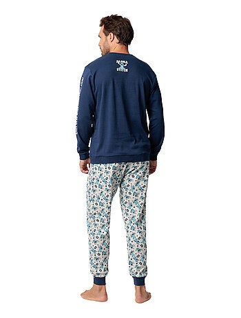Pyjama velours pantalon top manches longues Aloha Stitch Disney