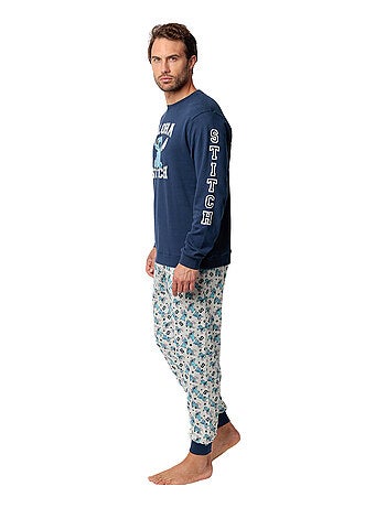 Pyjama velours pantalon top manches longues Aloha Stitch Disney
