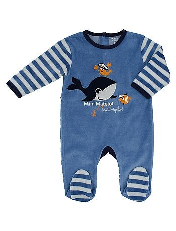 Pyjama Velours 'petit Moussaillon''doo&bo'