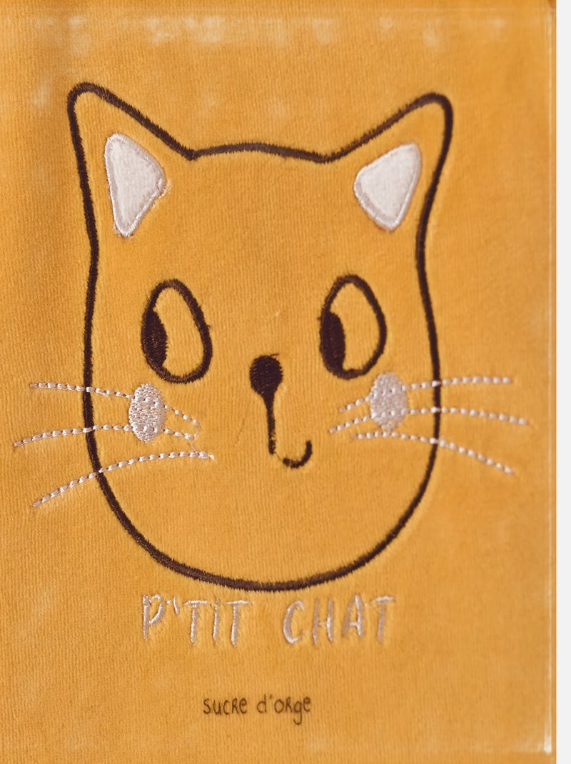 PYJAMA VELOURS RASE DERICK Jaune - Kiabi