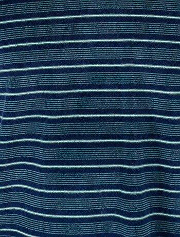 Pyjama velours rayé mélange coton - Damart