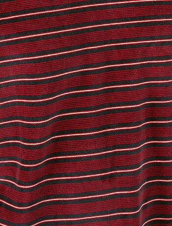 Pyjama velours rayé mélange coton - Damart
