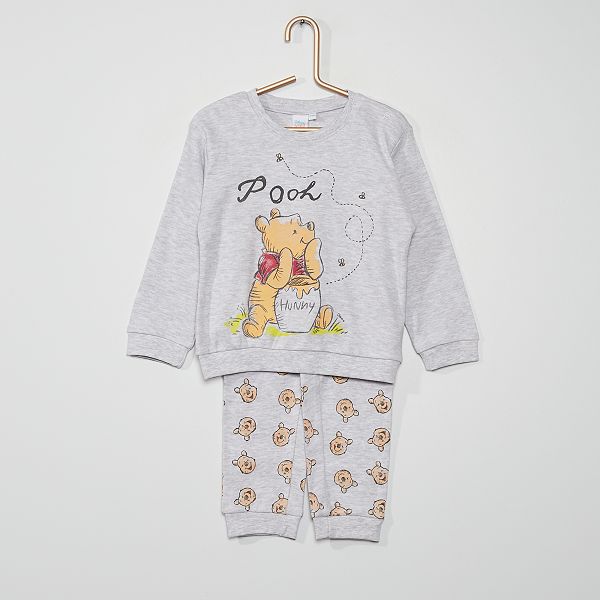 Pyjama Winnie L Ourson Bebe Garcon Gris Chine Kiabi 12 00