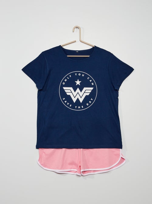 Pyjama 'Wonder Woman' 2 pièces - Kiabi