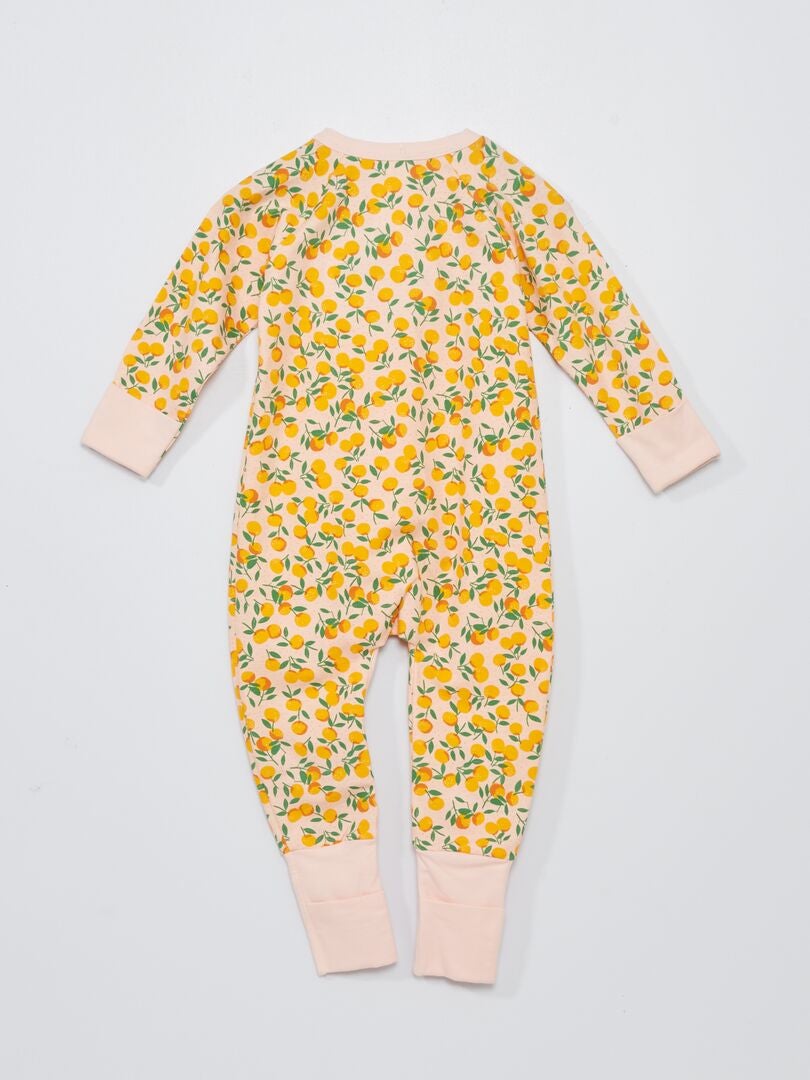 Pyjama zippé 'DIM Baby' Rose - Kiabi