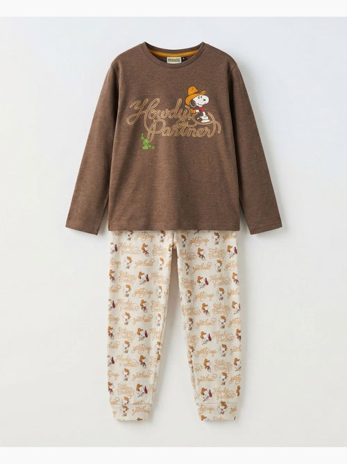 Pyjamas à manches longues PEANUTS Country Club pour garçons - Kiabi Pyjamas à manches longues PEANUTS Country Club pour garçons - Kiabi