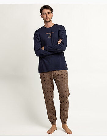 Pyjamas de style de vie à manches longues pour hommes ADMAS