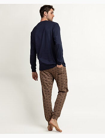 Pyjamas de style de vie à manches longues pour hommes ADMAS