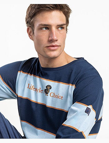 Pyjamas de style de vie à manches longues pour hommes ADMAS