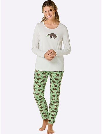 Pyjamas Jersey Fin - Taille Standard - Witt - Lot de 2