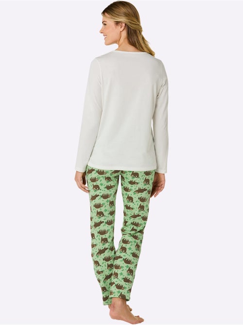 Pyjamas Jersey Fin - Taille Standard - Witt - Lot de 2 - Kiabi