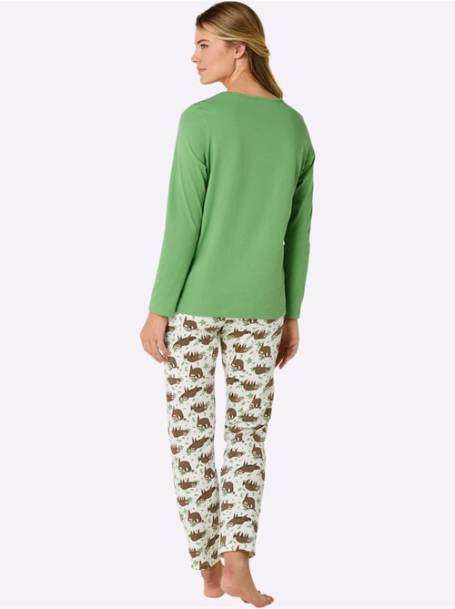 Pyjamas Jersey Fin - Taille Standard - Witt - Lot de 2 - Kiabi