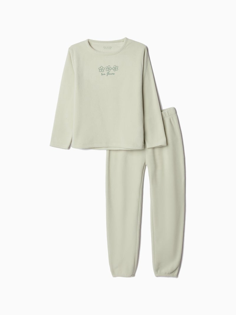 Pyjamas polaires Vert - Kiabi