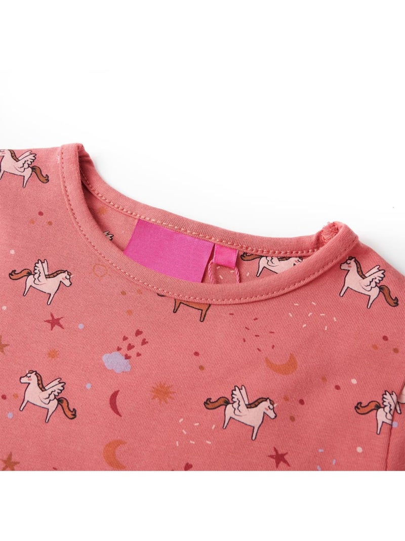 Pyjamas Pour Enfants Coton - VidaXL Rose - Kiabi