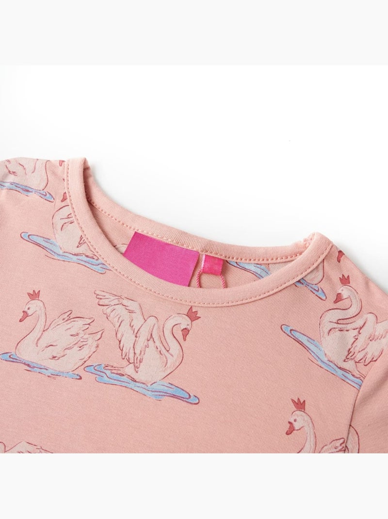 Pyjamas Pour Enfants Coton - VidaXL Rose - Kiabi