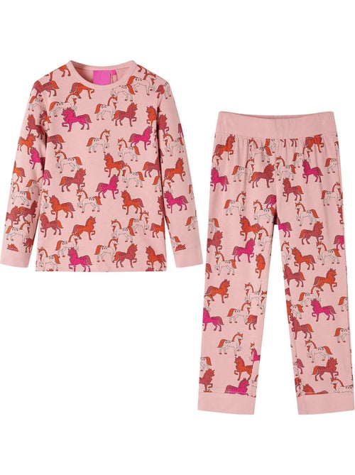Pyjamas Pour Enfants Coton - VidaXL - Kiabi