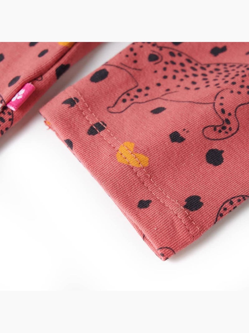 Pyjamas Pour Enfants Coton - VidaXL Rose - Kiabi
