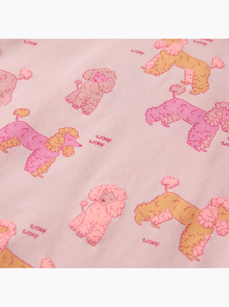 Pyjamas Pour Enfants Coton - VidaXL Rose - Kiabi