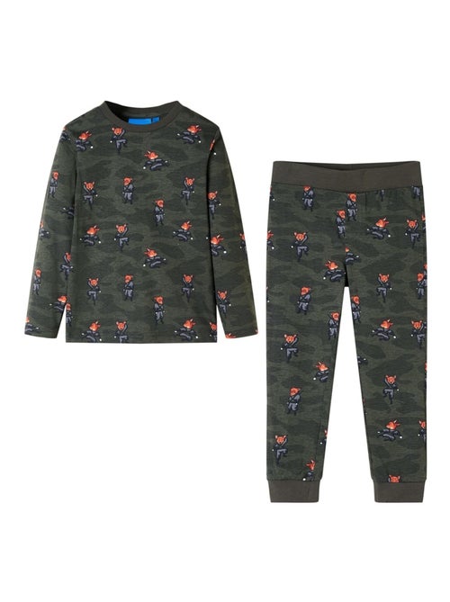 Pyjamas Pour Enfants Coton - VidaXL - Kiabi