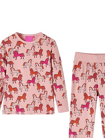 Pyjamas Pour Enfants Coton Doux et confortable pour la nuit - vidaXL