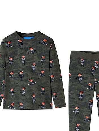 Pyjamas Pour Enfants Coton Doux et confortable pour la nuit - vidaXL