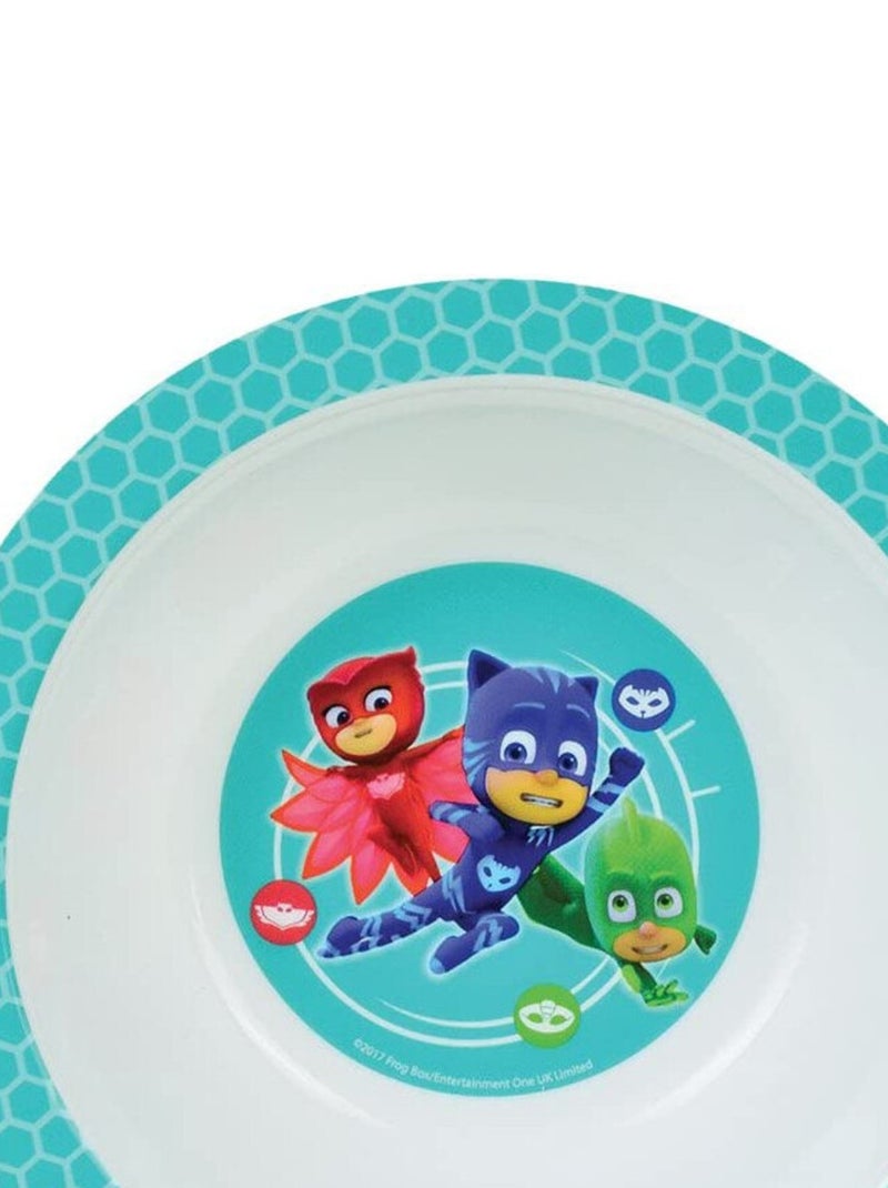 Pyjamasques ensemble repas incluant 1 verre 220 ml, 1 assiette et 1 bol micro-ondables pour enfant Multicolore - Kiabi