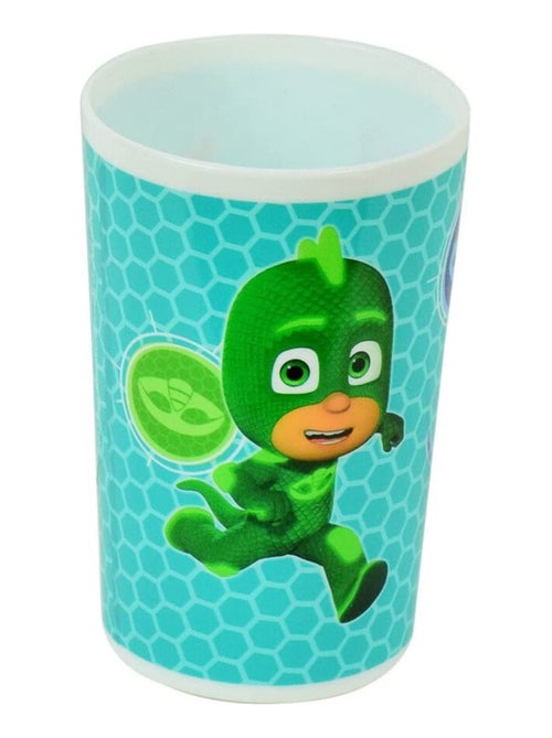 Pyjamasques ensemble repas incluant 1 verre 220 ml, 1 assiette et 1 bol micro-ondables pour enfant - Kiabi