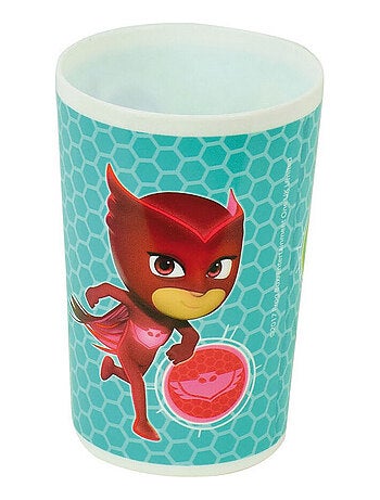 Pyjamasques Lot Vaisselle Pour Enfant Avec Verre 220 Ml