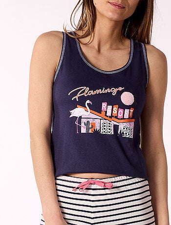 Pyjashort AIR MARIN marine - MELISSA BROWN