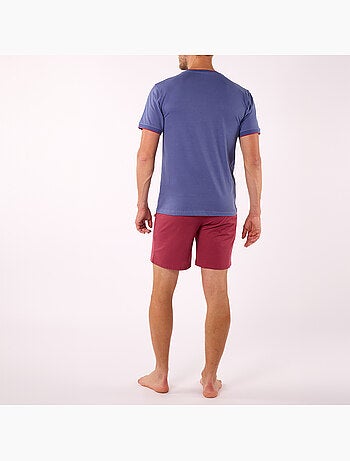 Pyjashort BOHO Marine/rouge - DODO