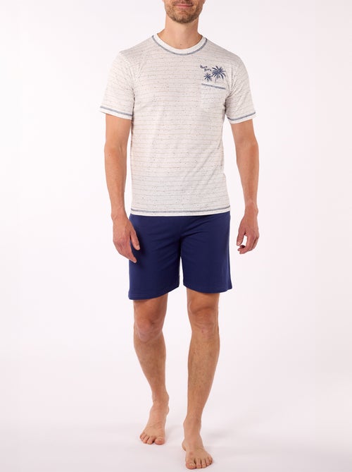 Pyjashort   BORA BORA marine - Alan Brown - Kiabi