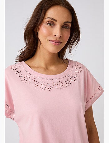 Pyjashort broderie anglaise - Damart