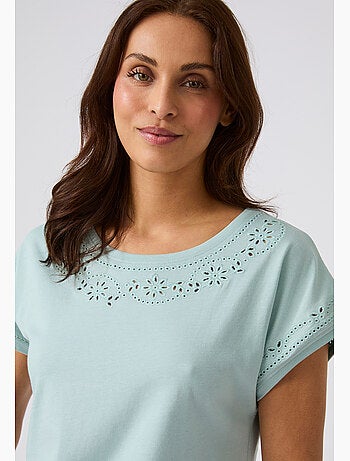 Pyjashort broderie anglaise - Damart