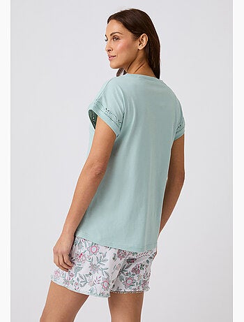 Pyjashort broderie anglaise - Damart