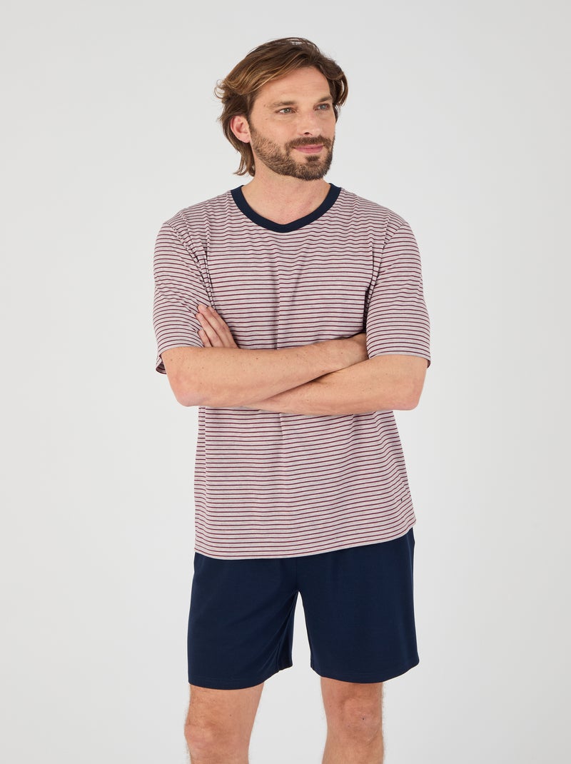 Pyjashort Climatyl - Damart Gris - Kiabi