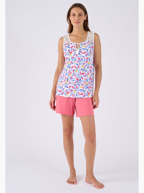 Pyjashort Climatyl dentelle - Damart - Kiabi