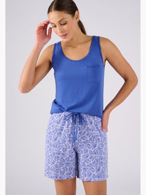 Pyjashort climatyl en maille jersey - damart - Kiabi Pyjashort climatyl en maille jersey - damart - Kiabi