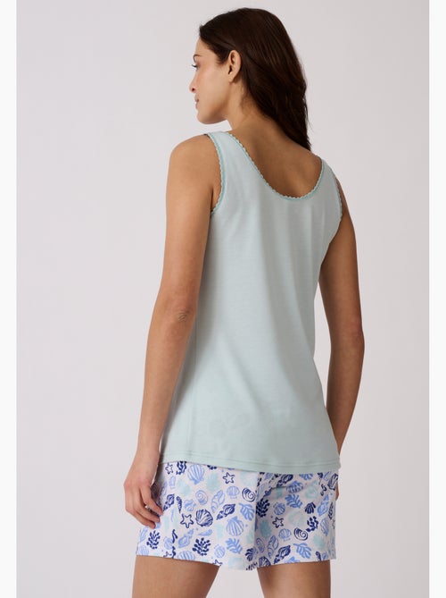 Pyjashort Climatyl en maille jersey - Damart - Kiabi Pyjashort Climatyl en maille jersey - Damart - Kiabi
