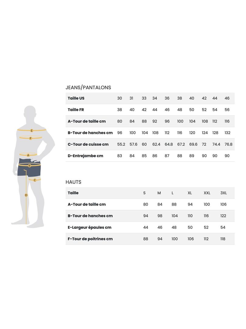 Pyjashort coton PYJA8 Bleu - Kiabi