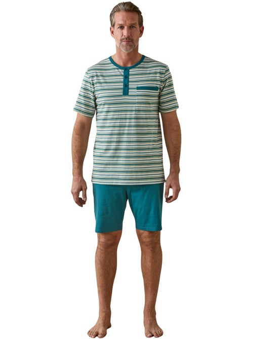 Pyjashort en jersey 100% coton - DAXON - Kiabi