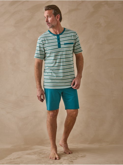 Pyjashort en jersey 100% coton - DAXON - Kiabi