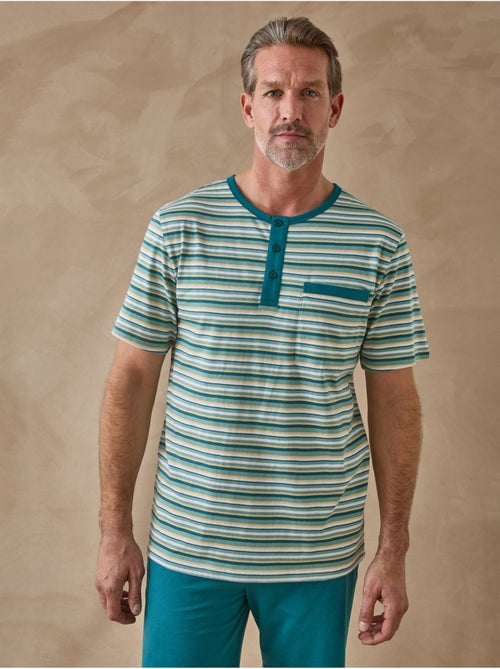 Pyjashort en jersey 100% coton - DAXON - Kiabi