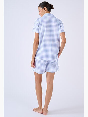Pyjashort en maille jersey - damart