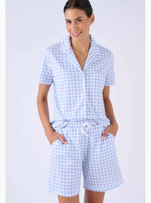 Pyjashort en maille jersey - Damart - Kiabi